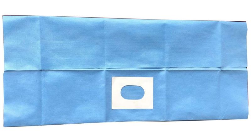 SMS Non Woven Adheisve Fenetrated Surgical Sterile Drapes