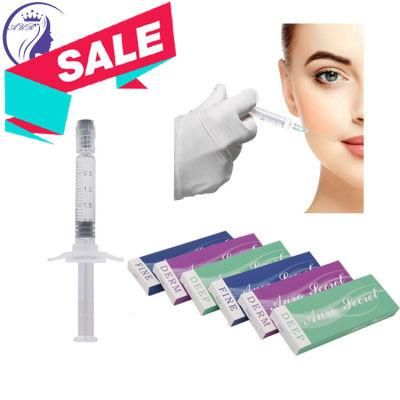 Hot Selling 1ml 2ml 10ml Hyaluronic Acid Facial Injectable Dermal Fillers Injection
