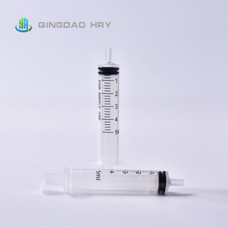 5ml Disposable Syringe Luer Slip Without Needle From Professional Manufacture with FDA 510K CE&ISO Improved for Vaccine Stock Products and Fast Delivery