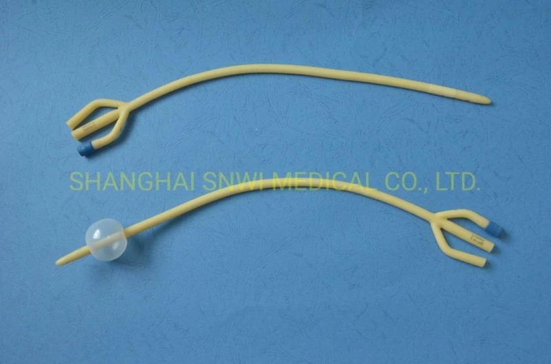 Medical Sterile Latex Foley Catheter 100% Silicon Coated