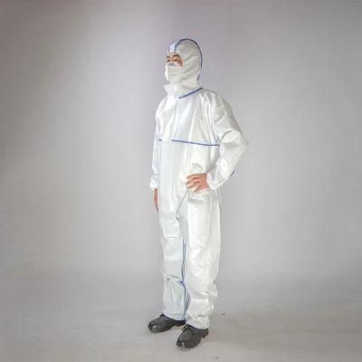 Hot Sale Disposable Protection Chemical Protective Microporous Non-Woven Coverall