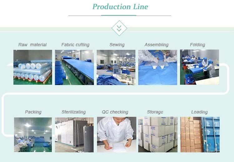 Hot Wood Pulp Paper or Non-Woven Sterilization Surgical Drape