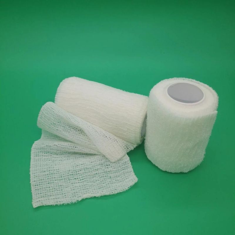 Latex (Latex free) Microparticles of Which It Is Covered PBT Self-Cohesive Bandage