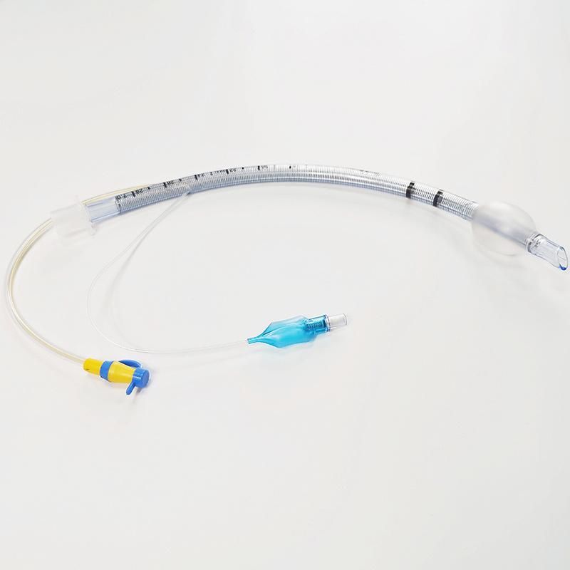 Medical PVC Reinforced Endotracheal Tube with Suction Lumen