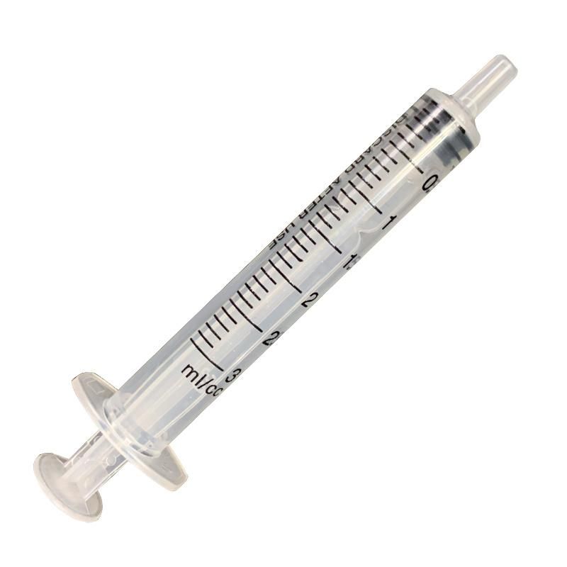 CE Approved Medical Plastic Luer Lock Slip Disposable Syringe with Needle or Without Needle