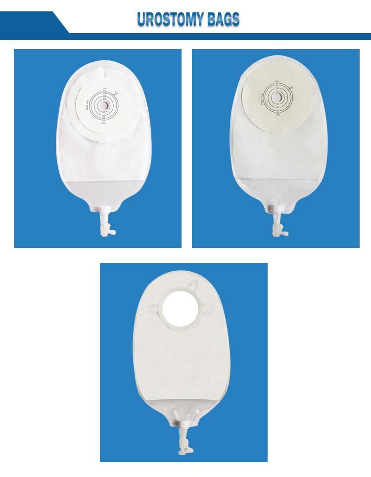 Medical Adhesives One-Piece 45MM 50MM 57MM 60MM Urostomy Urine Ostomy Bag Supplier