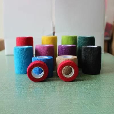 Popular Cheap Breathable Cohesive Cotton and Non-Woven Bandage