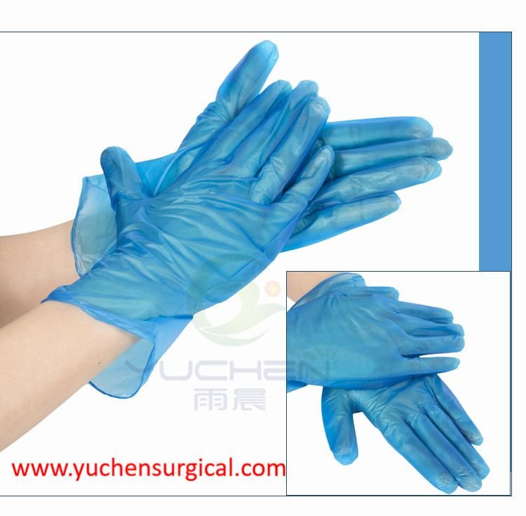 Factory Disposable Powder Free/Powder Vinyl Gloves for Food Service/Medical
