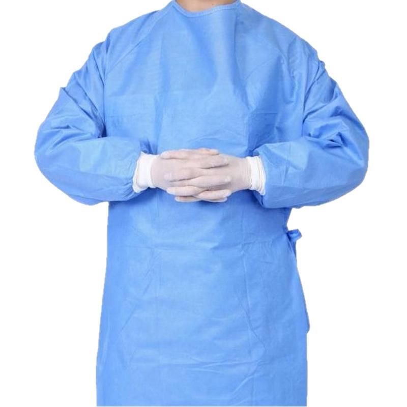 Disposable Medical Isolation Gowns in Clinic Examination Hospital Surgical Gown