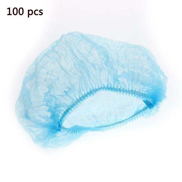 China Wholesale Double Stitched Disposable Mob Bouffant Pleated Caps