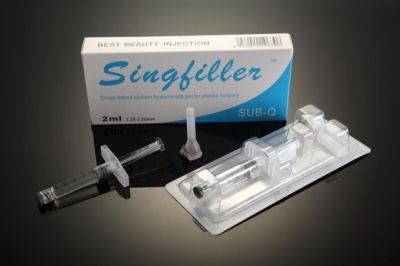 Improve Wrinkles Singfiller Cross-Linked Sodium Hyaluronate Gel Dermal Filler