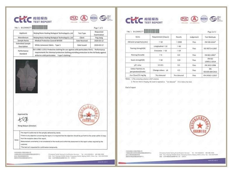 Factory Wholesale Medical Protection Coverall Best Gowns Disposable Hospital Use Personal Protective Clothing