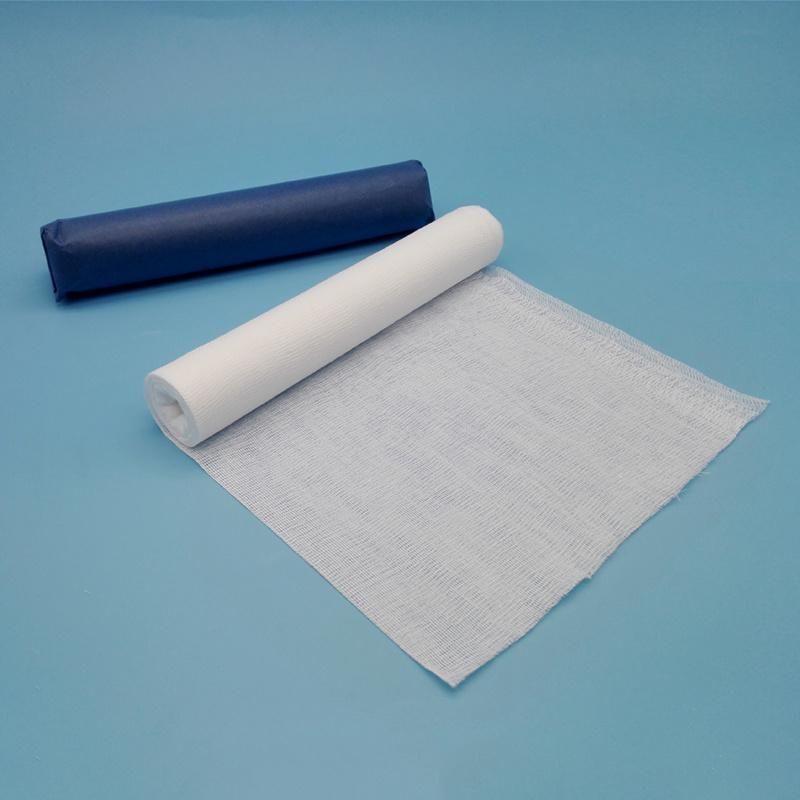 Surgical Materials Ce and ISO Approved Absorbent Gauze Roll Disposable Medical Supplies