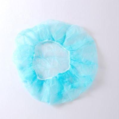 Round Head Non Woven Disposable Bouffant Cap