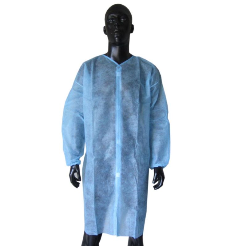 Disposable Medical Material Healthy Visit Gown/Lab Clothing CPE Surgical Isolation Gown