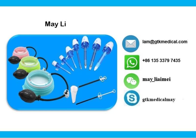 Universal Seal Ensuring 100% Leak-Proofness Disposable 5mm Laparoscopic Trocar with FDA 510K