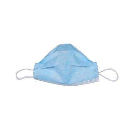 Wholesale 3 Ply Non-Woven Antibacterial Medical Disposable Face Mask