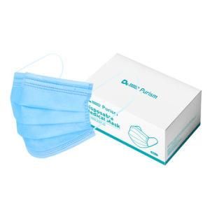 3 Ply Face Mask Blue Healthcare 50 Pack Disposable Masks Layer with Price