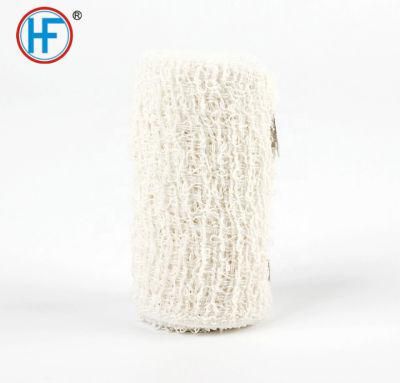 Mdr CE Approved Woven Compression Rolls Hemostasis Elastic Crepe Bandage Packaged with Carton