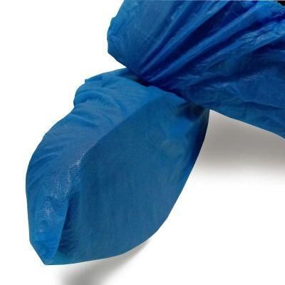 Class I Non-Sterilized Plastic Shoe Cover Non Woven Waterproof Shoe Covers