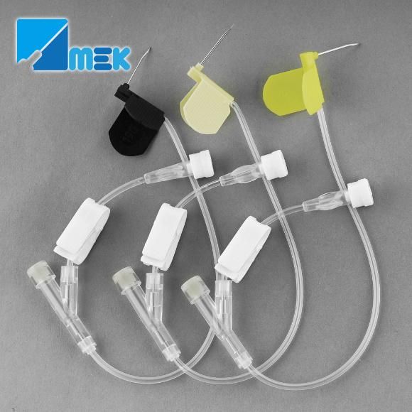 Straight Huber Needle with Disposable Hub