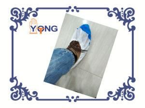 Shoe Cover with Anti Slip Blue and White Color