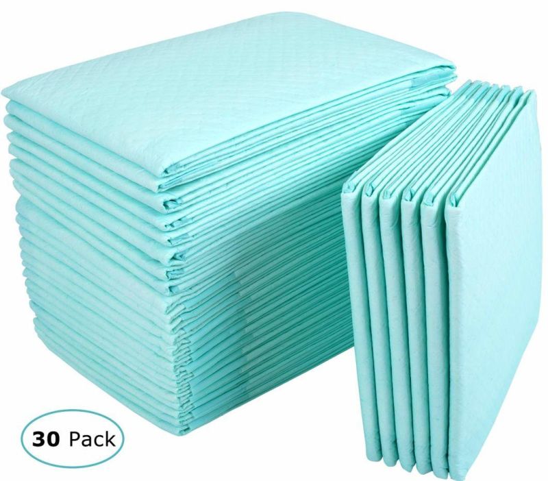 Manufacturer Women Disposable Blue/Pink Hygiene Super Absorbent Underpad for Hospital