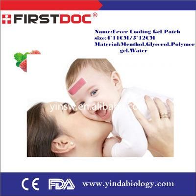New Product Fever Cooling Gel Patch Firstdoc Ce 5*12cm