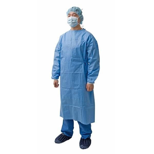Custom Sterile SMS Non-Woven Surgical Gown Disposable Protective Suit