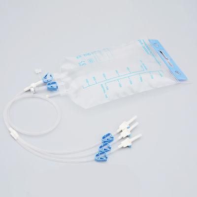 Medical Disposable Enteral Feeding Pump Set with Pre-Attached Bag with Enfit Connector