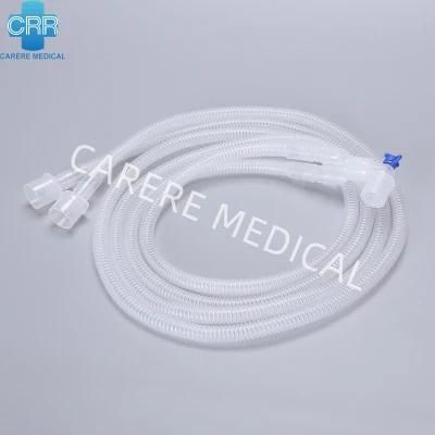 Disposable Anesthesia Ventilator Breathing Corrugated Expandable Smoothbore Circuit ICU Use