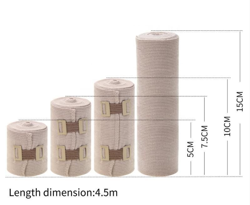 Disposable Medical High Elastic Compression Bandage High Elastic Bandage CE Approved