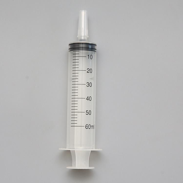 Disposable Sterilized Irrigation Syringe 60ml with Catheter Tip