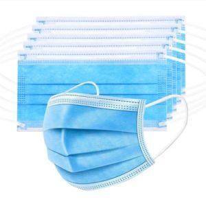 in Stock OEM/ODM Supplier Non Woven Fabric Material Disposable Face Mask 3 Ply Mask