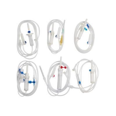 Wego OEM PVC Material Adult and Pediatric IV Infusion Set with Luer Lock Y Connect