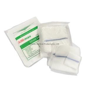 17 Thread Hot Sell Medical Absorbent Gauze Swab with X-ray Detectable