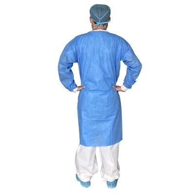 Waterproof Disposable Different Kinds Nonwoven Lab Coat for Doctor One Time Use Lab Coats