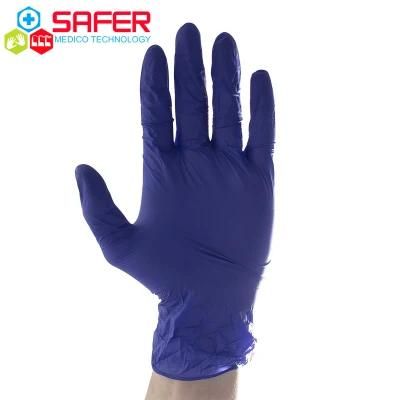 Sterile Nitrile Gloves Powder Free Medical Cobalt Blue