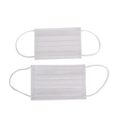Disposable Nonwoven Clip on Surgical Facemasks Pleated Design Latex and Fiberglass Free Soft Breathable