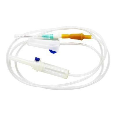 Medical Disposable Sterile Luer Slip IV Giving Set Infusion Set with Injection Needle
