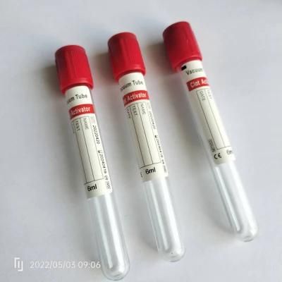 Blood Collection Tubes Clot Activator Tube (Clot Activator) Red Top