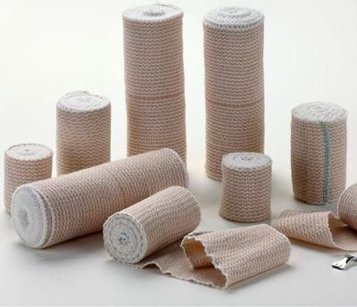 Mdr CE Approved Hf 12 Pack 4&quot; Elastic Bandage Wrap with Self-Closure, Comfort Compression Roll, 4.5 Yards Stretched