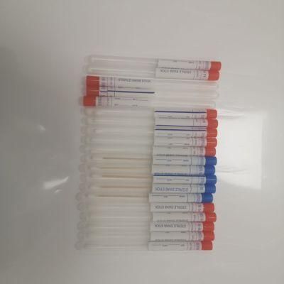 Hot Sale Disposable Medical Sterile Swab Stick Nasal, Sterile Wooden Plastic Cotton Swab Stick for Hospital Use