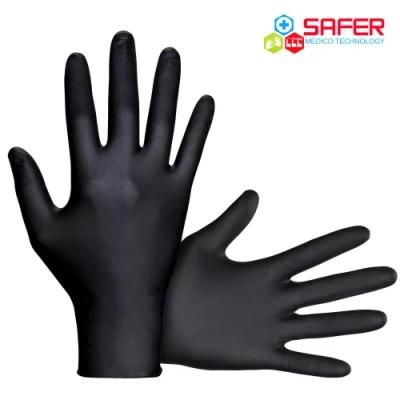 Disposable Glove Nitrile Powder Free with High Quality Black