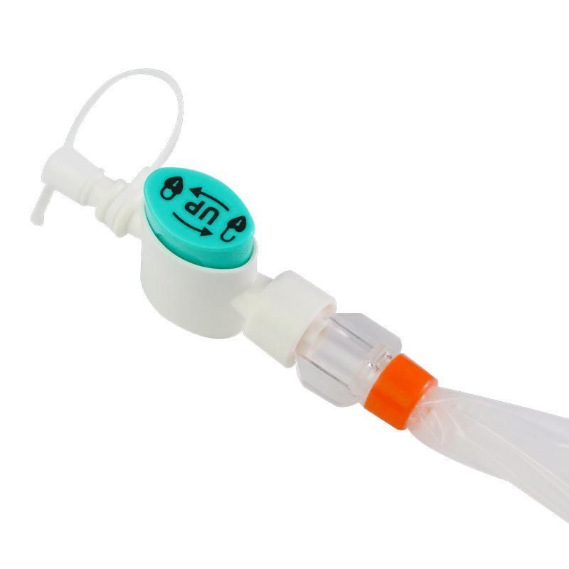 Surgical Disposable Close Suction Catheter with Auto Lock / Pressing Controller