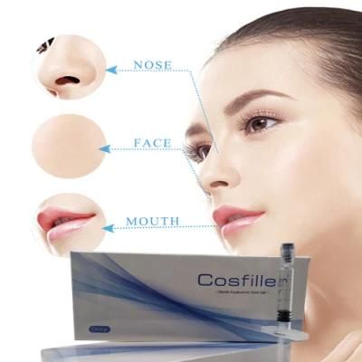 Anti-Wrinkle Face Lip / Nose Filler Cross Linked Ha Gel Injectable Hyaluronic Acid Dermal Filler