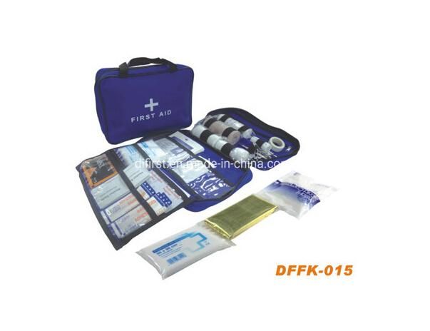 Blue Nylon Bag First Aid Kit Travel Medical Bag