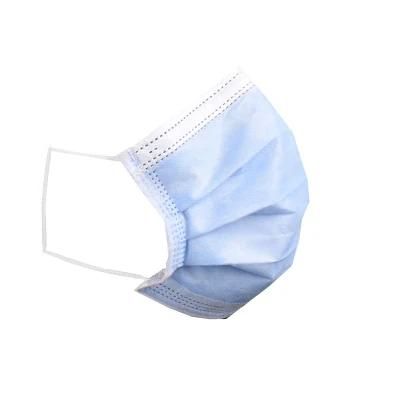 3 Ply Non Woven Safety Hygienic Protective Breathable Earloop Disposable Face Mask