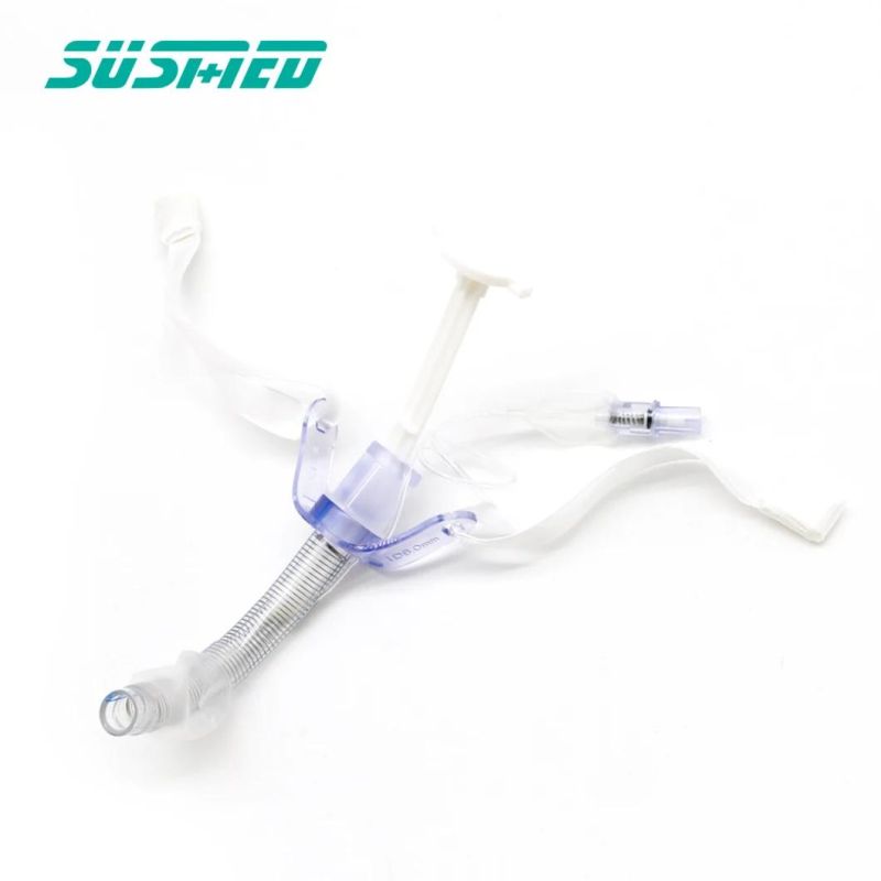 Tracheal Cuffed Disposable Medical Supply ICU Intensive Critical Care Tracheostomy Tube