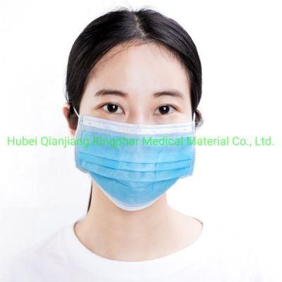 Blue Disposable 3-Ply Surgical Face Mask